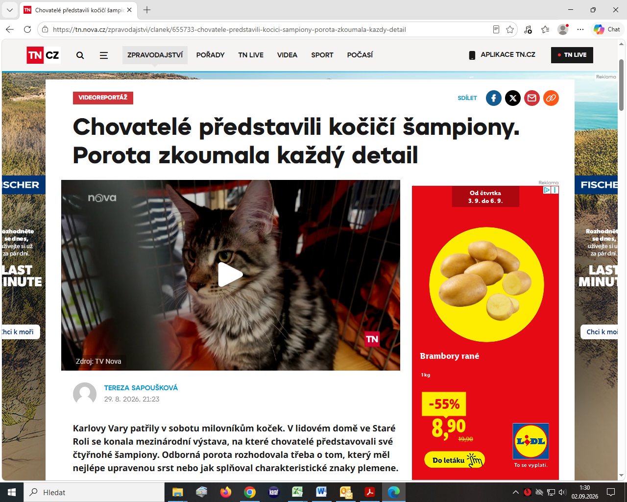 Video-reportáž TV Nova z výstavy